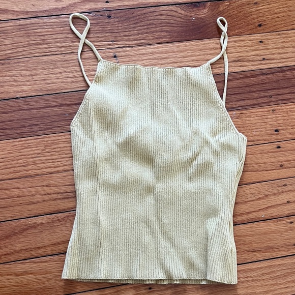 H&M Yellow Ribbed Two-Piece Set - Picture 3 of 6